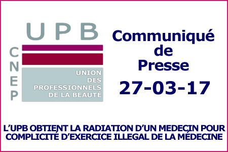L’UPB obtient la Radiation d’un Médecin
