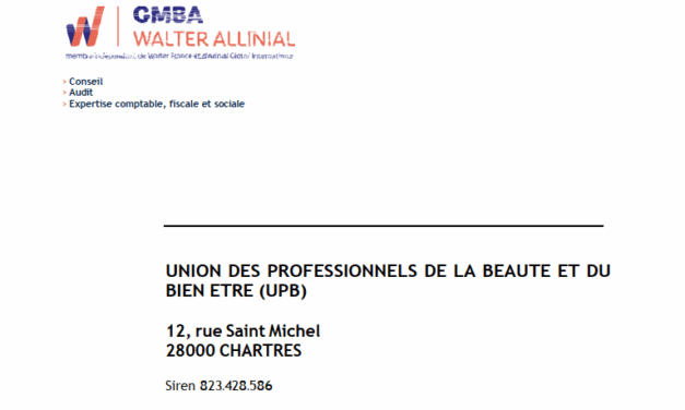 UPB – RAPPORT ANNUEL VISE A L’ARTICLE L.2135-16 DU CODE DU TRAVAILPOUR L’ANNEE CIVILE 2025