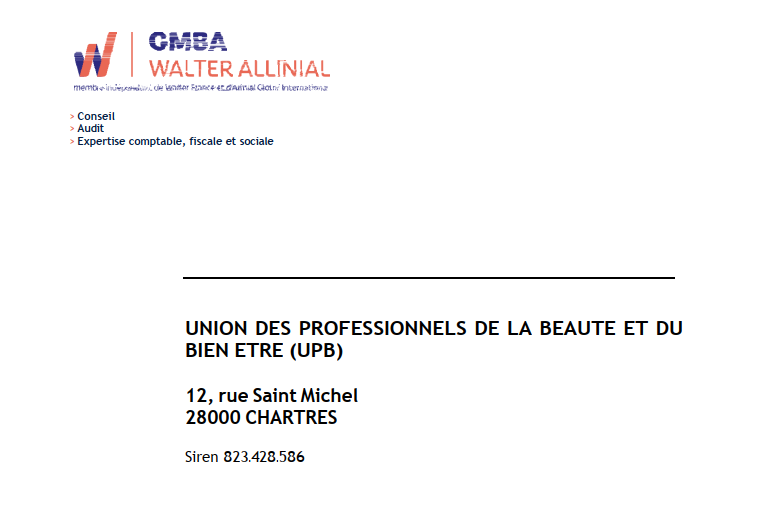 UPB – RAPPORT ANNUEL VISE A L’ARTICLE L.2135-16 DU CODE DU TRAVAILPOUR L’ANNEE CIVILE 2025