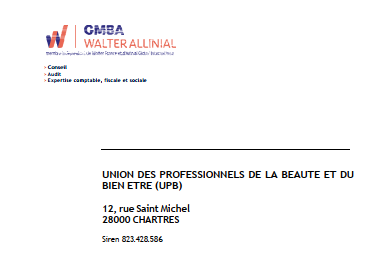 UPB – RAPPORT ANNUEL VISE A L’ARTICLE L.2135-16 DU CODE DU TRAVAILPOUR L’ANNEE CIVILE 2025